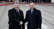 Powitanie prezydenta Ukrainy Petro Poroszenko