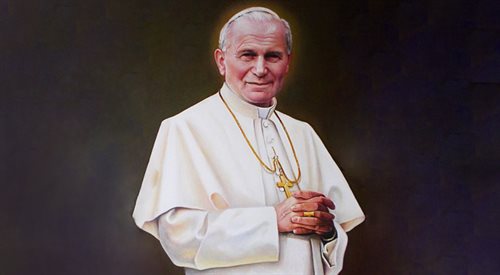 Jan Paweł II, portret autorstwa Zbigniewa Kotyłły