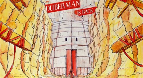 Fragment okładki płyty Duberman is back - pierwszego od ośmiu lat albumu kolektywu Duberman