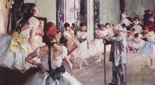 Edgar Degas Lekcja tańca