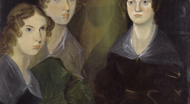Siostry Brontë pędzla ich brata, Branwella. Od lewej: Emily, Anne i Charlotte
