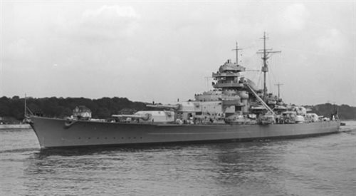 Bismarck w 1940 roku