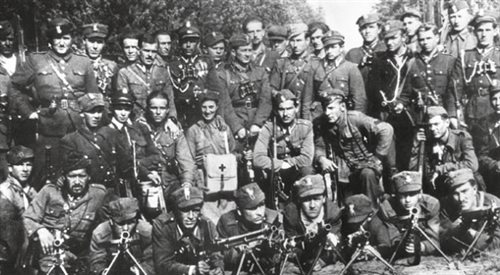 Żołnierze z oddziałów mjr. Zapory, Aleksandra Rusina Olka i Wojciecha Lisa Lisa. To do walki z polskim podziemiem antykomunistycznym stworzono Korpus Bezpieczeństwa Wewnętrznego.
