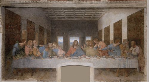 Ostatnia wieczerza Leonarda da Vinci. Co, poza chlebem i winem, jadali uczniowie Jezusa?