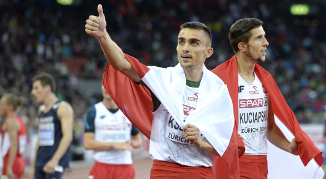 Adam Kszczot i Artur Kuciapski po wspaniałym biegu na 800 metrów na lekkoatletycznych ME w Zurychu