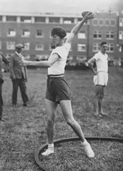 Halina Konopacka na Letnich Igrzyskach Olimpijskich w Amsterdamie, 1928 rok.