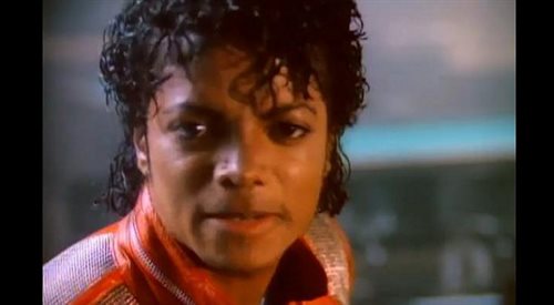 Kadr z teledysku do piosenki Thriller