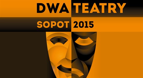 Fragment plakaty promującego Dwa Teatry 2015