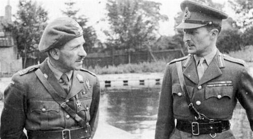 Gen. Sosabowski (z lewej) z gen. Browningiem
