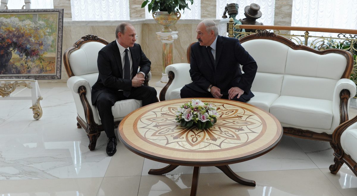 Władimir Putin i Aleksander Łukaszenka