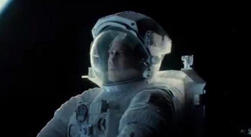 Kadr z filmu Grawitacja