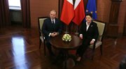 Premier Malty Joseph Muscat i premier Beata Szydło