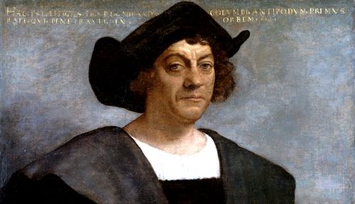 Krzysztof Kolumb, reprodukcja obrazu Sebastiano del Piombo z 1519 roku, Wikipediadp