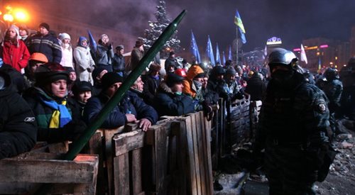 Nocne wydarzenia na Ukrainie