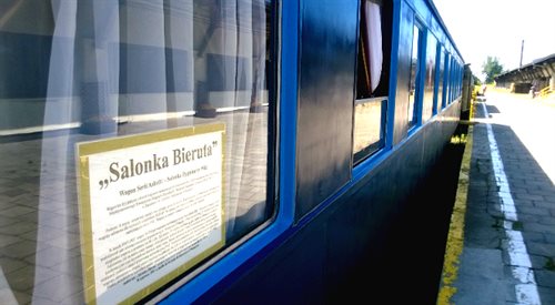Salonka Bolesława Bieruta  w Muzeum Kolejnictwa