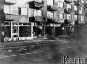 Zdemolowane sklepy przy ul. Żeromskiego naprzeciwko KW PZPR. Radom, 25 czerwca 1976 