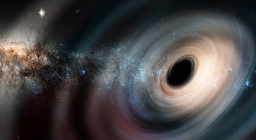 Na razie dysponujemy tylko symulacjami i wyobrażeniami na temat tego, jak mogą wyglądać czarne dziury