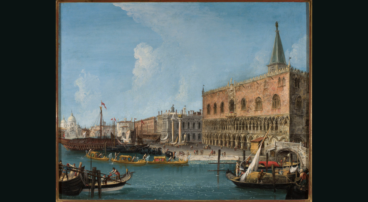 Michele Marieschi  "Pałac Dożów w Wenecji"