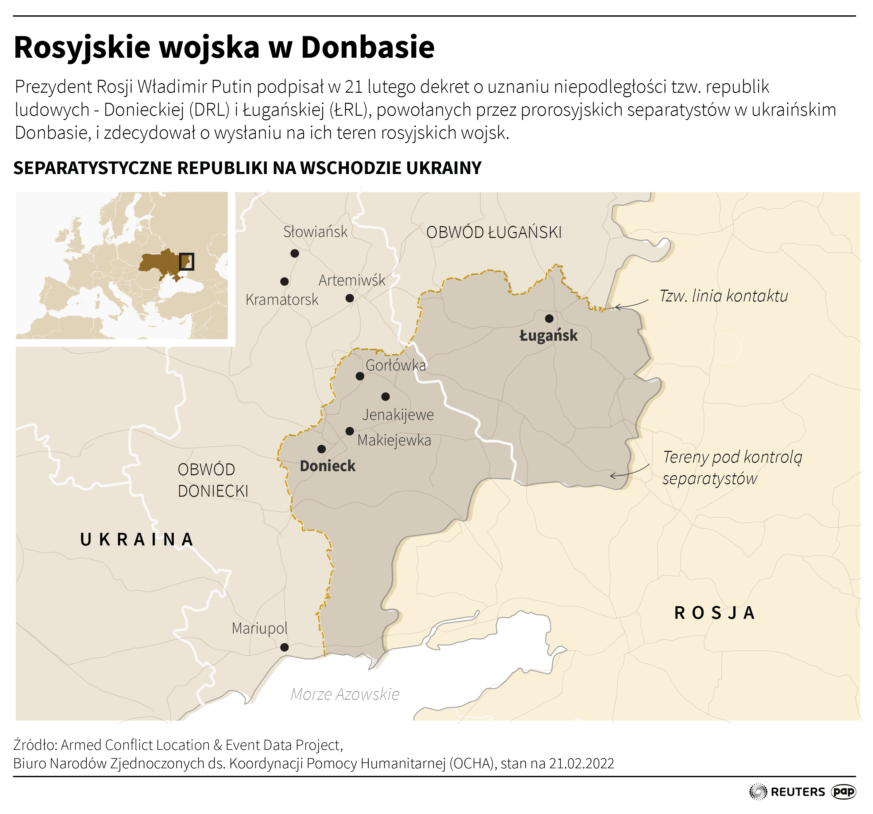 Rosyjskie wojska w Donbasie