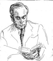 Jerzy Giedroyc, rysunek Józefa Czapskiego