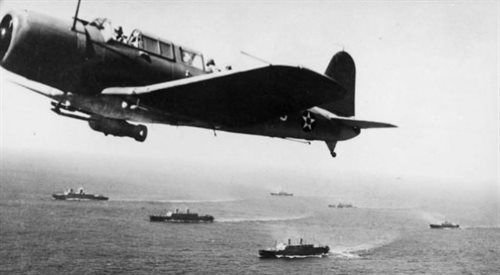 Amerykański konwój płynący przez Atlantyk, 27 listopada 1941 roku