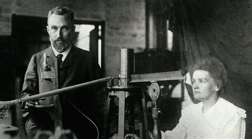 Piotr Curie i Maria Skłodowska-Curie, źr. Wellcome imagesWikimedia CommonsCC 4.0