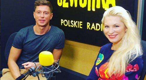 Katarzyna Bonda i Piotr Galus w studiu Czwórki