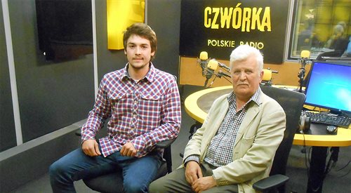 Mikołaj Grzegorek i jego trener i dziadek w jednej osobie - Krzysztof Grzegorek