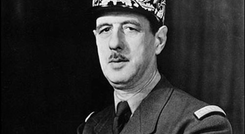 Gen. Charles de Gaulle, 1942. Wikimedia Commonsdp. Źr.: Biblioteka Kongresu Stanów Zjednoczonych