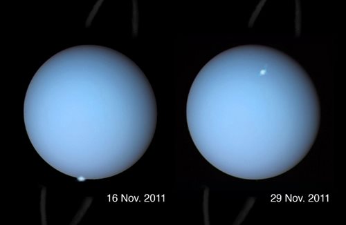Zorze na Uranie