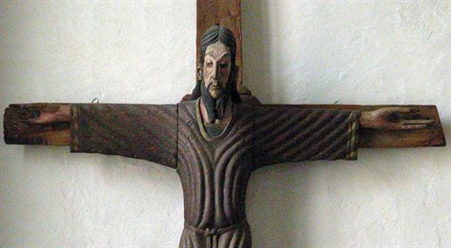 Krzyż Imervarda  drewniany krucyfiks pochodzący z XII w.