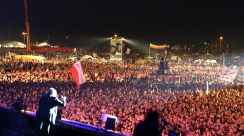 Koncert zespołu Helloween na Przystanku Woodstock w 2011 roku