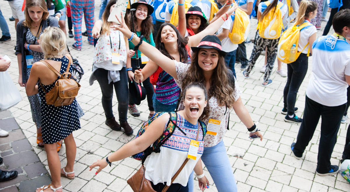 Obcokrajowcy podczas tegorocznych Światowych Dni Młodzieży, które odbyły się w Krakowie