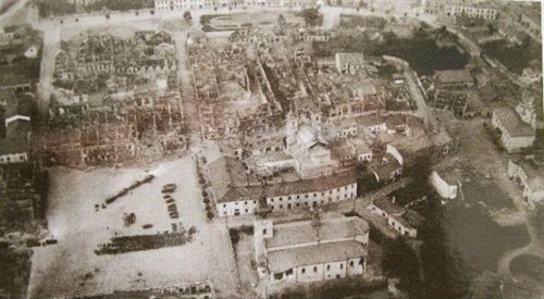 Zniszczenia Wielunia po nalocie 1 września 1939 roku