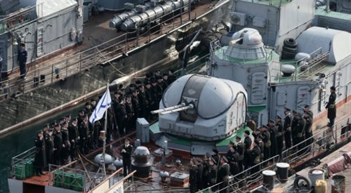 Rosyjscy marynarze w Sewastopolu na Krymie