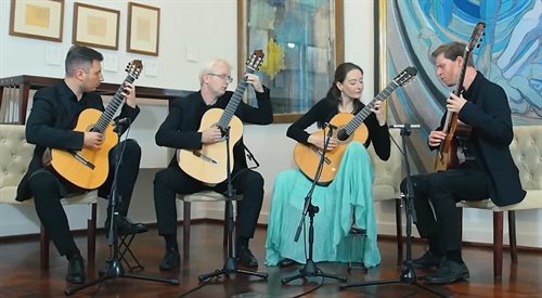 Cracow Guitar Quartet w Miejscówce z Dwójką