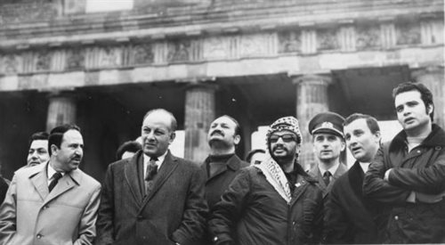 Jaser Arafat w Berlinie w 1971 roku fot. WikipediaccBundesarchiv.