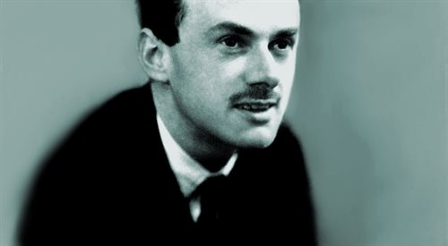 Paul Dirac. Grafika na podstawie fotografii z 1933 r.