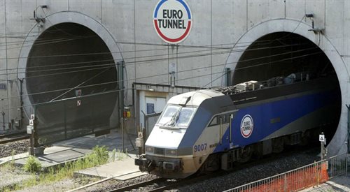 Eurotunnel w pobliżu Calais w północnej Francji, foto: PAP  Photoshot