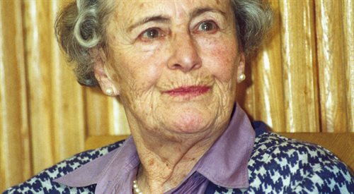 Zofia Chądzyńska w 1994 r.