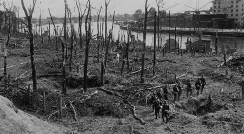 Westerplatte po zakończeniu walk, 9 września 1939