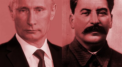 Władimir Putin i Józef Stalin