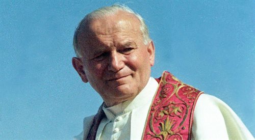 Jan Paweł II. Zdjęcie z 22 czerwca 1983