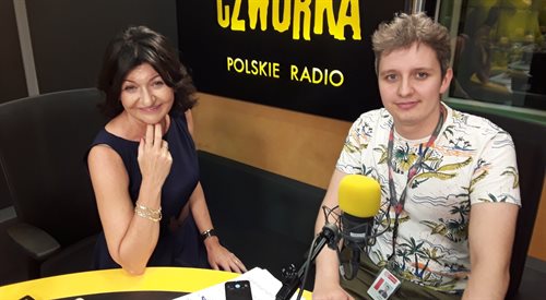Mariola Piotrowicz i Jakub Jamrozek w studiu Czwórki