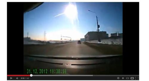 Uderzenie meteoroidu nad Czelabińskiem okazało się wyjątkowo silne