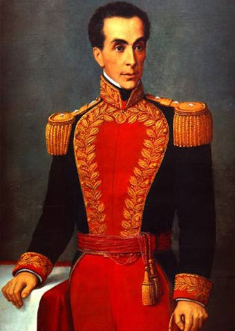 Simón Bolívar (1783-1830). Reprod. fot. portretu. Wikimedia Commons/dp