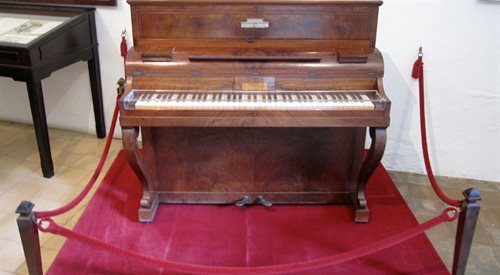 Fortepian historyczny, na którym grał Fryderyk Chopin, znajdujący się obecnie na Majorce
