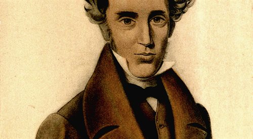 Sren Kierkegaard na portrecie autorstwa jego kuzyna Nielsa Christiana Kierkegaarda