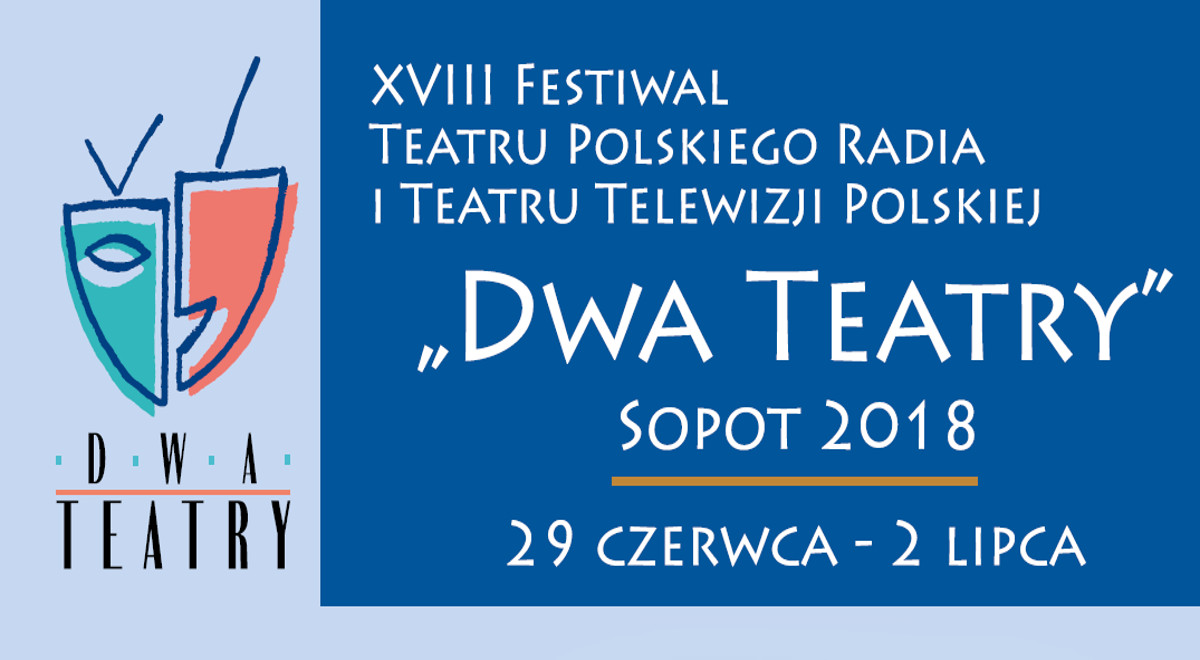 Plakat festiwalu "Dwa Teatry"