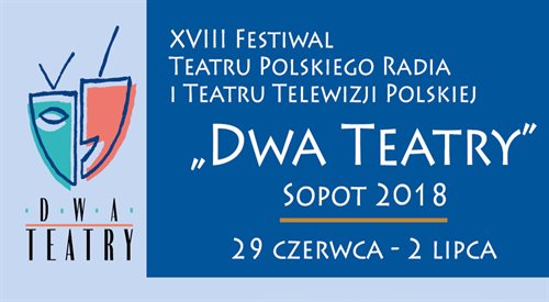 Plakat festiwalu Dwa Teatry